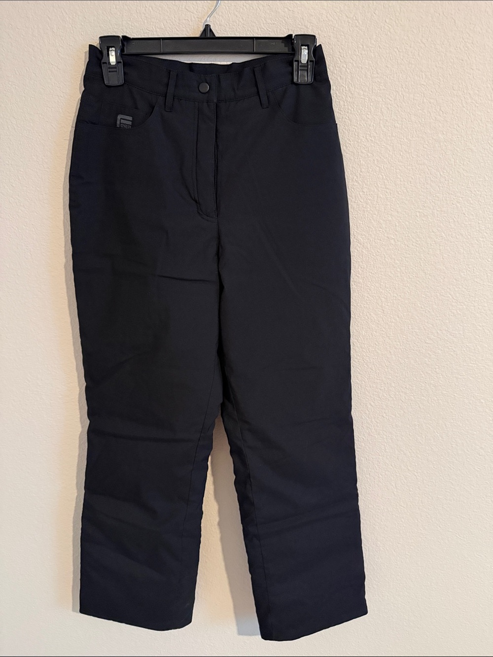 Women’s Vintage FERA Black Snow Pants